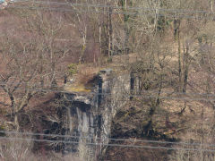 
The TVER Aberdare viaduct abutments, Edwardsville, March 2013